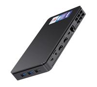 MeLE Overclock X2 Mini PC Twin Lake N150 (jusqu'à 3,6 GHz) Micro PC 16 Go DDR4 512 Go de Stockage Petit Ordinateur de Bureau avec 2 X HDMI 4K@60Hz, USB-C, Support VESA pour la Maison/Bureau