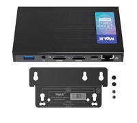 MeLE Quieter 3Q Mini PC sans Ventilateur N5105, Petit Ordinateur Portable, LPDDR4, Win 11, HDMI 4K*2, 2,4 G/5 G Wi-FI 5, Gigabit Ethernet, BT 5.1, USB 3.2 * 4, SSD, Montage VESA (8G/256G)