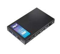 MeLE Quieter 4C Mini PC sans Ventilateur N100, 3,4 GHz, Mini Ordinateur, LPDDR4X, Win11, HDMI 4K, Wi-FI 5, BT 5.1, USB 3.2 * 2, USB 2.0 * 1, Type-C * 1 (16 Go/512 Go)