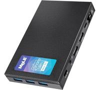 MeLE Quieter3C Mini PC Fanless - Processeur N5105, 8GB RAM, 256GB Stockage avec Windows 11 Pro, Micro Ordinateur Compact WiFi 5, Affichage vidéo USB-C et PD3.0, Ethernet Gigabit, Double HDMI 4K