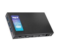 MeLE Quieter3C Mini PC sans Ventilateur Celeron N5105, Mini Ordinateur de Bureau 8 Go 128 Go, Micro PC Ordinateur de Bureau Windows 11 Pro 4K Triple Affichage Double HDMI WiFi 5 BT5.1 Ethernet