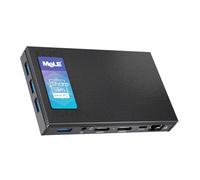 MeLE Quieter3Q Mini PC Celeron N5105 8GB DDR4 128GB NVMe M.2 2280 SSD,Mini Ordinateur de Bureau Windows 11 Pro, Micro PC Bureau sans Ventilateur, Soutien 4K,2,4/5,8 WiFi 6.0, Gigabit Ethernet, BT5.2
