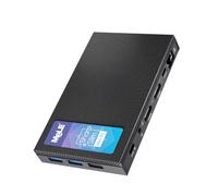 MeLE Quieter4C Mini PC Fanless - Processeur N100 8GB RAM 256GB Stockage, avec Windows 11 Pro, USB-C PD 3.0, Triple Affichage 4K, Wi-FI 5, Design Silencieux et sans Ventilateur
