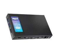 MeLE Quieter4C Mini PC sans Ventilateur 12è Alder Lake N100 (jusqu'à 3,4GHz, 4C/4T) 16Go LPDDR4x 512Go Ordinateur de Bureau Windows 11 Pro 4K Triple Affichage Double HDMI WiFi 5 BT5.1 Ethernet