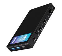 MeLE Quieter4C Mini PC sans Ventilateur 8GB DDR4 256GB ROM Micro PC Alder Lake N100 (jusqu'à 3,4 GHz) PC à Petit Format USB-C 2 X HDMI 4K@60 Ordinateurs de Bureau à Triple Affichage