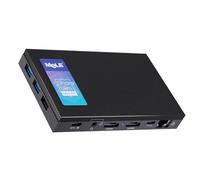 MeLE Quieter4C Mini PC sans Ventilateur N150 (jusqu'à 3,6GHz, 4C/4T) 8Go LPDDR4x 256Go Stockage Micro Ordinateur de Bureau Triple Affichage Double HDMI pour Home Cinéma/Commercial/Bureau