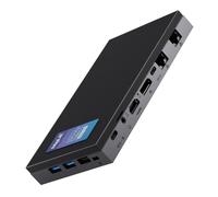 MeLE QuieterDL Mini PC sans Ventilateur 2.5Gb Dual LAN Alder Lake N100(jusqu'à 3.4GHz) 8GB DDR4 256GB ROM Bureau Micro PC Ordinateurs de Bureau à Triple Affichage USB-C HDMI2.0+DP1.4
