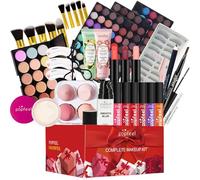 Melearch Coffret de maquillage, assortiment surprise de festival avec produits de maquillage professionnels, coffret de cosmétiques pour femmes filles adolescentes, végétalien et sans cruauté, POP003E