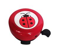 melebellot Sonnette de vélo pour Enfants, Sonnette de vélo pour garçons et Filles, Sonnette de vélo, Sonnette de vélo avec Un Beau Son Fort, Cloche Claire pour vélo de Course, VTT (Coccinelle Rouge)