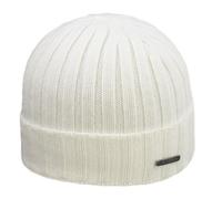 MELEGARI Bonnet Bonnet Bonnet Trente | 100 % cachemire | Fabriqué en Italie | Unisexe, Blanc, Taille Unique