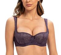 MELENECA Balconette Sexy Dentelle BH, Soutien-Gorge Femme Violet 115H