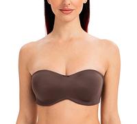 MELENECA Femme Minimiseur Soutien-Gorge sans Bretelles Bandeau Emboîtant Grande Taille Exprimé 100C