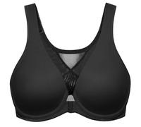 MELENECA Femme Soutien-Gorge Grande Taille Fermeture Devant Dentelles Posture Non Rembourré Noir 125F