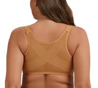 MELENECA Femme Soutien-Gorge Grande Taille Fermeture Devant Dentelles Posture Non Rembourré Taupe 105C