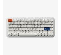 MelGeek O2 Clavier silencieux sans fil 75% compact, profil bas, commutateurs linéaires remplaçables à chaud, Bluetooth/2,4 GHz/USB-C pour Mac, Windows