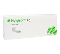 Melgisorb Ag Pansement Alginate Antimicrobien 3x44cm Pièces 10