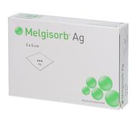 Melgisorb® Ag Pansements alginate antimicrobiens 5 x cm Compresses 10 pc(s)