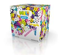 Meli Basic Constructor Pink 600 | 600 Blocs de Construction avec Roues et pièces spéciales | Jeu créatif pour Enfants à partir de 3 Ans | Jouet de Construction pour Voitures, Robots et Plus Encore