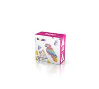 Meli Gami Pink 250 - Jouet de construction pour mondes créatifs 3D - 250 blocs de construction colorés dans des tons roses et pastel délicats - Favorise la motricité fine et la pensée spatiale