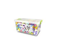 Meli Gami Pink Edu 1500 | 1 500 Blocs de Construction en 6 Couleurs | Jouet de Construction créatif pour Enfants à partir de 5 Ans | Favorise la motricité Fine et la créativité | Jeu d'emboîtement