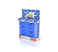 Meli Maxi Plaque de Base Bleue | 6 Grandes plaques de Construction | 14 x 14 cm | Extensible et Compatible | Jouet de Construction créatif pour Enfants à partir de 1 an