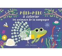Méli-mélo à colorier : Les animaux de la campagne
