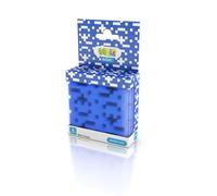 Meli Plaque de Base Bleue - 6 plaques de Construction pour Le Plaisir de Construction - Système d'emboîtement pour des Structures Stables - Plaques de 8,4 x 8,4 cm - Idéal pour Les Enfants créatifs à