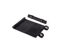 Melia Games RPG Tapis à Rouler en Cuir véritable Fait à la Main avec Compartiment à dés pour Jeux de rôle fantastiques (Pure Black)