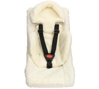 Coque vélo peau de mouton bébé 0-9 mois PLUS Melia ( Ecru )