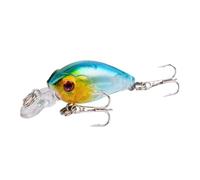 Meliaen 1pc 45mm 3.5g appâts de pêche leurre Artificiel Dur manivelle Basse wobbler Japon Topwater vairon leurres de Poisson(FSA23 E)