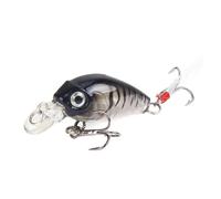 Meliaen 1pc 45mm 3.5g appâts de pêche leurre Artificiel Dur manivelle Basse wobbler Japon Topwater vairon leurres de Poisson(FSA33 C)