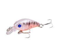 Meliaen 1pc 45mm 3.5g appâts de pêche leurre Artificiel Dur manivelle Basse wobbler Japon Topwater vairon leurres de Poisson(FSA23 G)