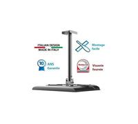 Meliconi Support de plafond 400CE pour TV et vidéoprojecteur orientable 14 à 50 Noir