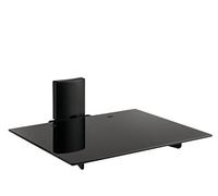 Meliconi 480517 Etagère audiovisuelle - Etagères audiovisuelles (Noir, Metal, Plastique, Verre trempé, Mur, Verre)