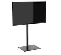 Meliconi STAND 600 FLOOR Support TV sur pied avec colonne en aluminium résistante,pour orienter le téléviseur à l'horizontale ou à la verticale, de 50" à 82" pouces,VESA 200-300-400-600 Made in Italy
