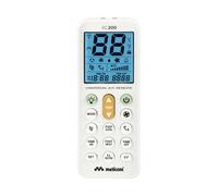 Meliconi AC200 Télécommande universelle pour climatiseurs avec écran rétro-éclairé