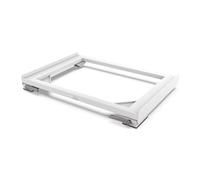 Meliconi Base Move Slim, Socle pour Lave-linge et Sèche-linge SLIM | Base Anti-Vibration avec Roulettes et Freins, pour Appareils SLIM, Capacité 250 kg, Made in Italy, Blanc