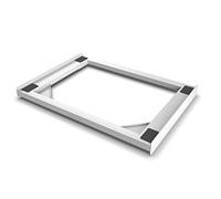 Meliconi Base Tour Slim Kit de sur-position en technopolymère pour machine à laver et sèche-linge, blanc
