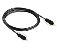 Meliconi Câble Audio Optique Numérique TOSLINK 1,5 m, Fibre Optique | Connecteurs Dorés, Compatible Barre de Son, TV, Hi-Fi, Console, Plug & Play