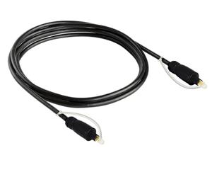 Meliconi Câble Audio Optique Numérique TOSLINK 1,5 m, Fibre Optique | Connecteurs Dorés, Compatible Barre de Son, TV, Hi-Fi, Console, Plug & Play