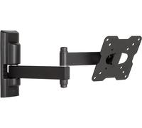 Meliconi Support mural CME EDR100 – Double bras inclinable & orientable – Noir 14-25"