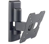Meliconi CME ETR100, Support Mural Inclinable et Orientable pour Téléviseurs 14" à 25", VESA 50-75-100, Noir, Made in Italy
