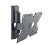 Meliconi CME ETR120, Meuble TV inclinable, de 14'' à 32'', Couleur Noir, VESA 75-100-200x100 mm