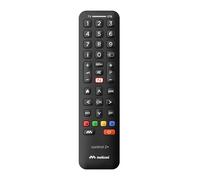 Meliconi Control 2+ Télécommande universelle 2-en-1 pour TV et Set-top Box Noir