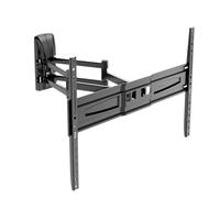 Meliconi FLATSTYLE FDRP600, support TV mural à double bras et double inclinaison, support pour TV à écran plat de 40" à 82", support VESA 300-400-600x400, portée 45 kg, fabriqué en Italie, noir