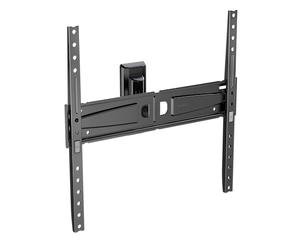 Meliconi FLATSTYLE FTR400, Support Mural TV Inclinable | Support TV pour Écrans Plats de 40" à 65", VESA 200 300 400, Charge 45 kg, Chevilles Fischer, Made in Italy, Noir