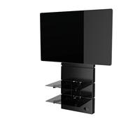 Meliconi Ghost Design 3500 Rotation Noir Mat Support Mural pour TV de 32" à 70", Vesa 200, 300, 400