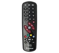 Meliconi GumBody Facile 100 Télécommande de remplacement pour Téléviseur Noir laqué