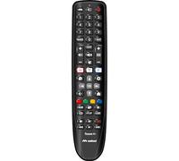 Meliconi Télécommande Gumbody Personal 4+ – Pour TV Philips, préprogrammée, caoutchouc antichoc Noir
