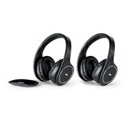 Meliconi - Kit de 2 Casques TV Digital Duo HP Easy Digital - sans Fil avec Base émettrice compacte - Autonomie 8h - Portée 100m